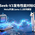 DeepSeek-V3发布性能对标GPT-4o，Meta开源Llama 3.2系列模型