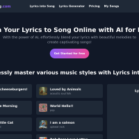 Lyrics into Song AI Online Free