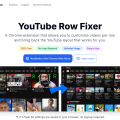 YouTube Row Fixer