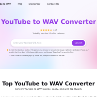 YouTube转WAV格式