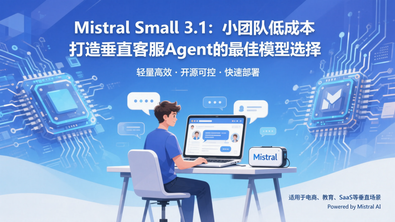 Mistral Small 3.1：小团队低成本打造垂直客服Agent的最佳模型选择