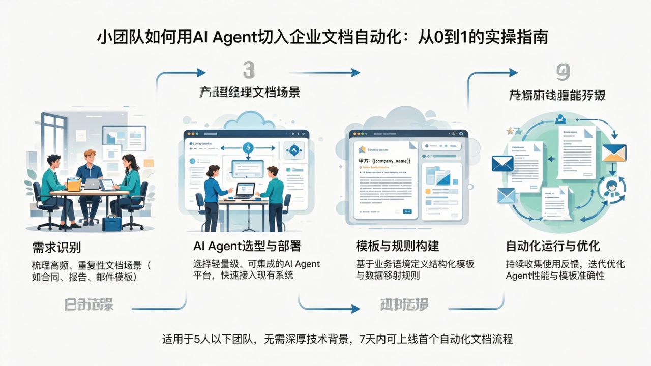 小团队如何用AI Agent切入企业文档自动化:从0到1的实操指南