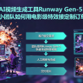 AI视频生成工具Runway Gen-5：小团队如何用电影级特效接定制订单