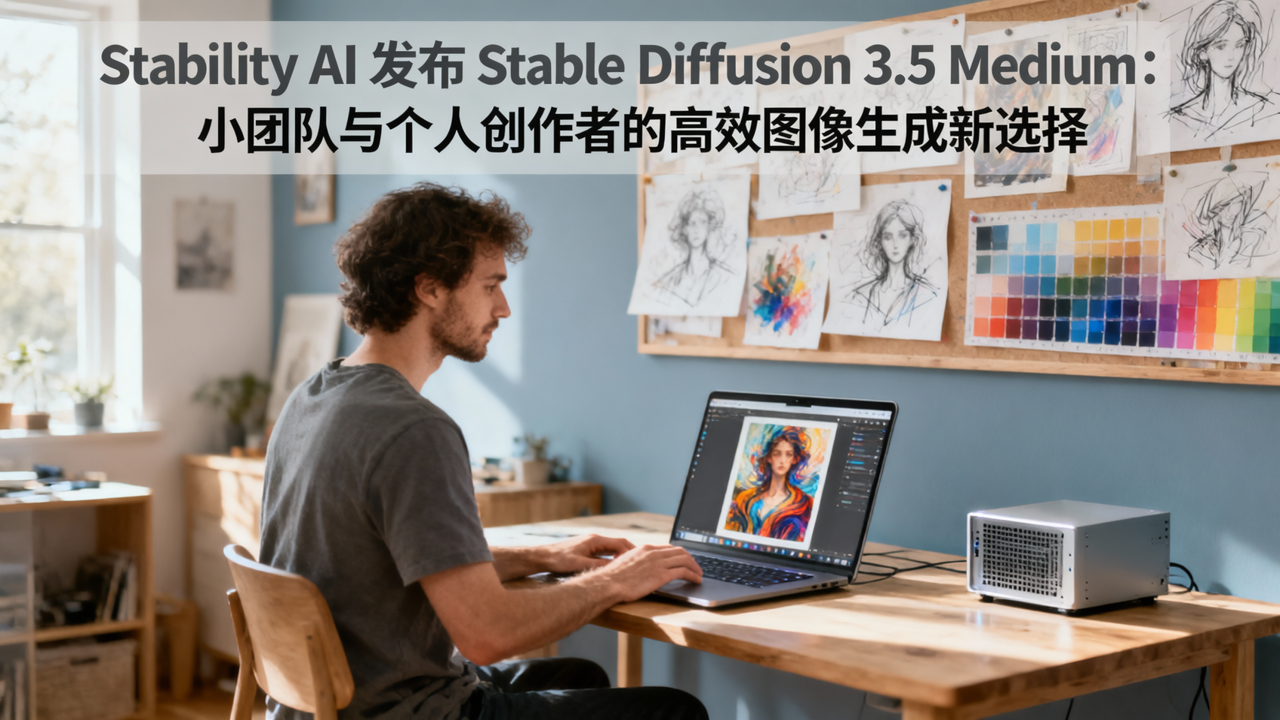 Stability AI 发布 Stable Diffusion 3.5 Medium:小团队与个人创作者的高效图像生成新选择
