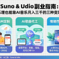 Suno & Udio 副业指南：不会乐理也能靠AI音乐月入三千的三种变现路线