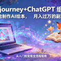 Midjourney+ChatGPT 组合拳：零基础制作AI绘本，月入过万的副业真相