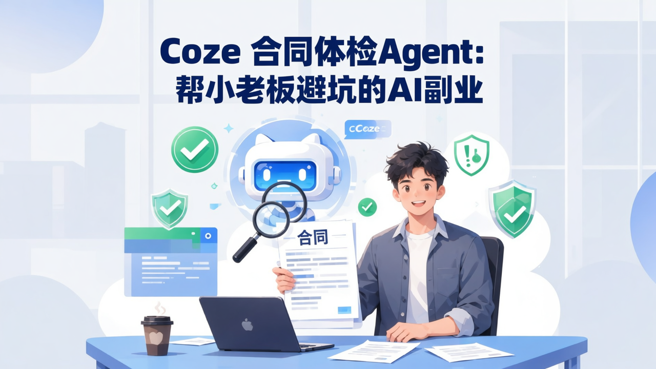 Coze 合同体检Agent:帮小老板避坑的AI副业