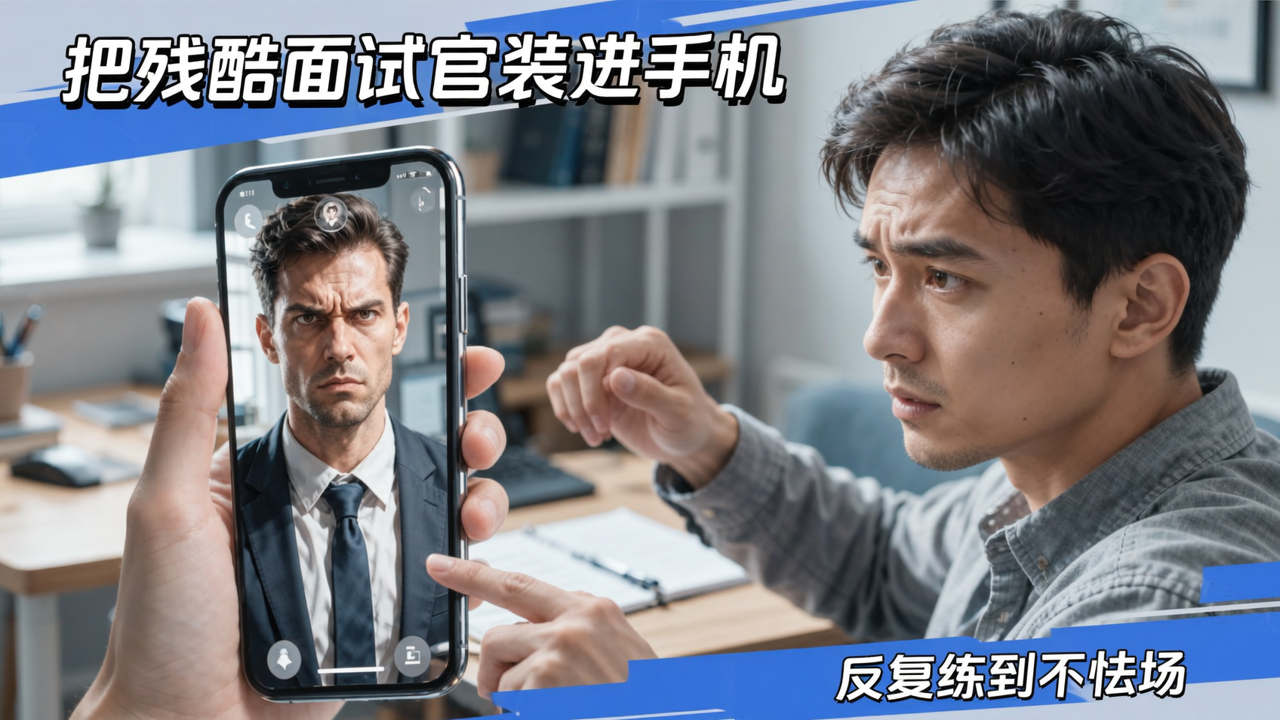 AI模拟面试工具：把残酷面试官装进手机，反复练到不怯场