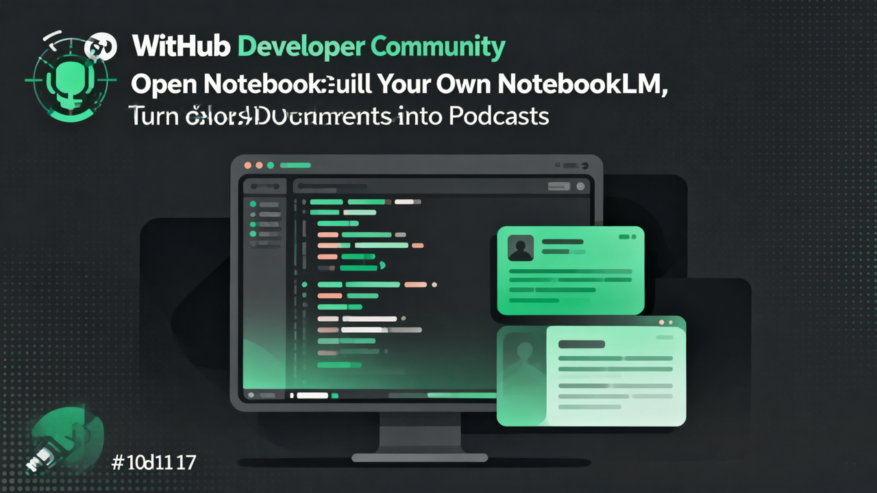 Open Notebook：自建 NotebookLM，资料变播客