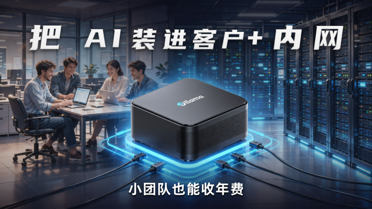Ollama + 迷你主机：把 AI 装进客户内网，小团队也能收年费