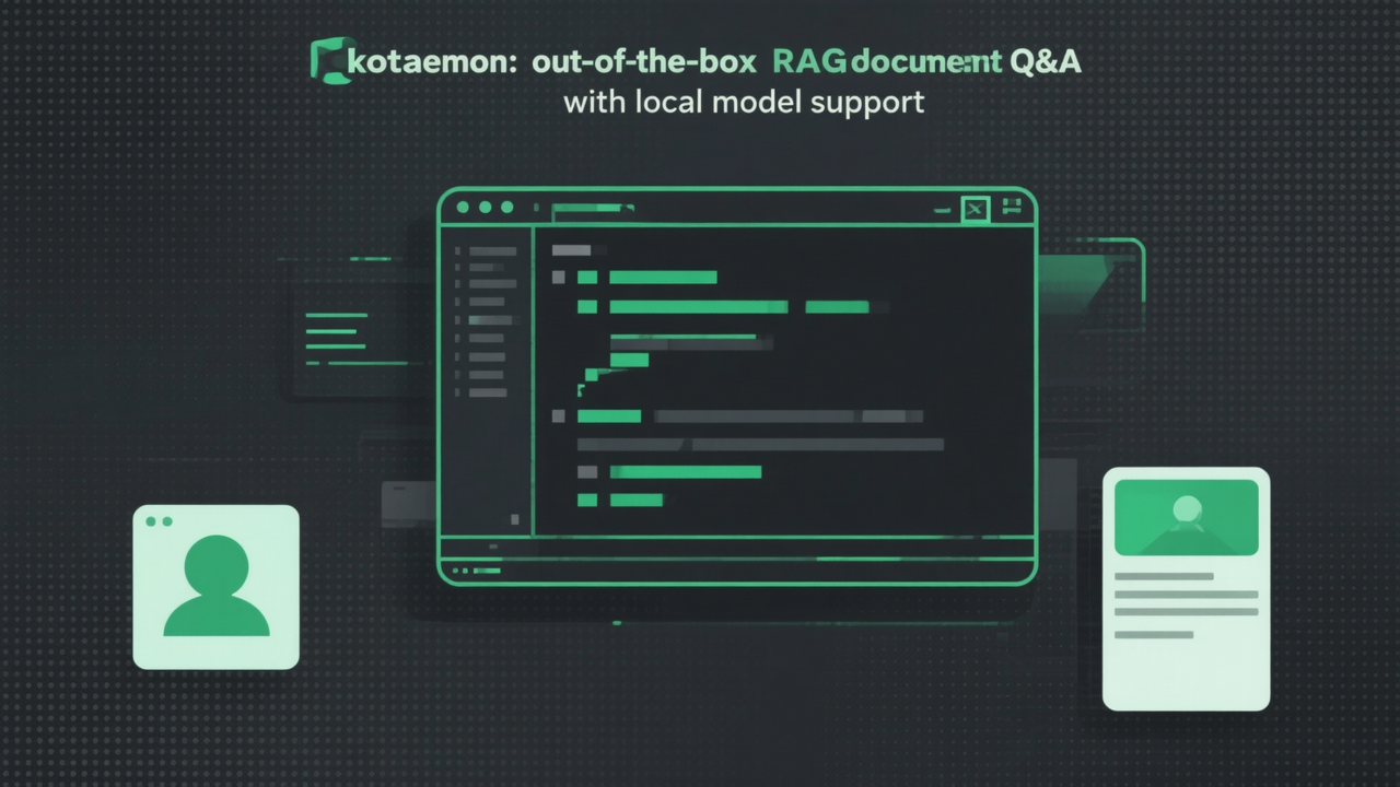 kotaemon：开箱即用的 RAG 文档问答，支持本地模型