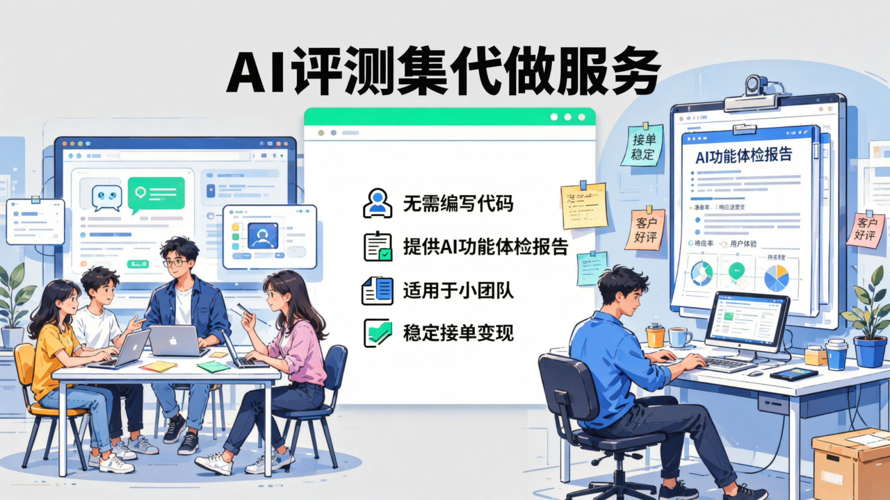 AI 评测集代做：不写代码，给小团队的 AI 功能做「体检」也能接到稳定小单